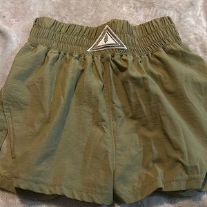 Free people Army green shorts